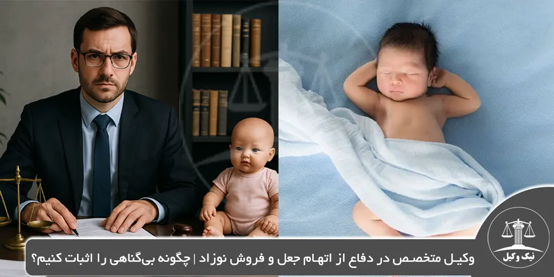 وکیل متخصص در دفاع از اتهام جعل و فروش نوزاد | چگونه بیگناهی را اثبات کنیم؟ وکیل متخصص در دفاع از اتهام جعل و فروش نوزاد | چگونه بیگناهی را اثبات کنیم؟