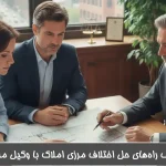 کشف راه‌های حل اختلاف مرزی املاک با وکیل ملکی مجرب